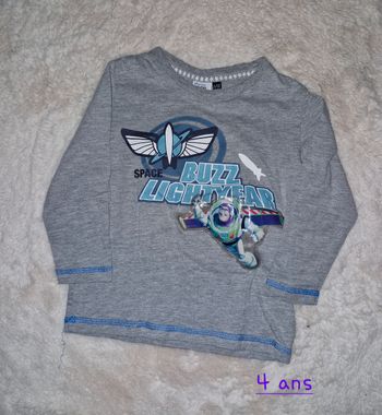 T-shirt manches longues garçon 4 ans