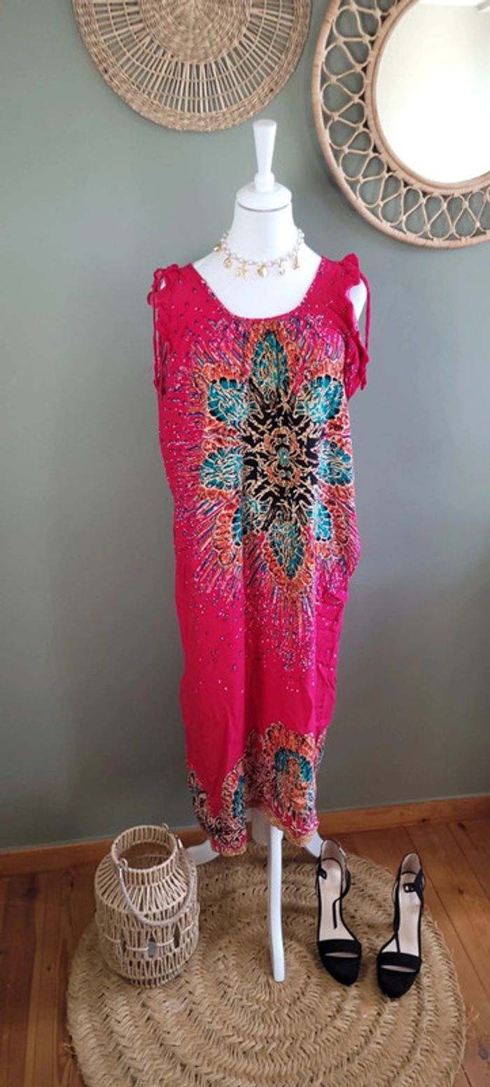 Jolie robe longue d'été Miss Sara Taille XL - photo numéro 2