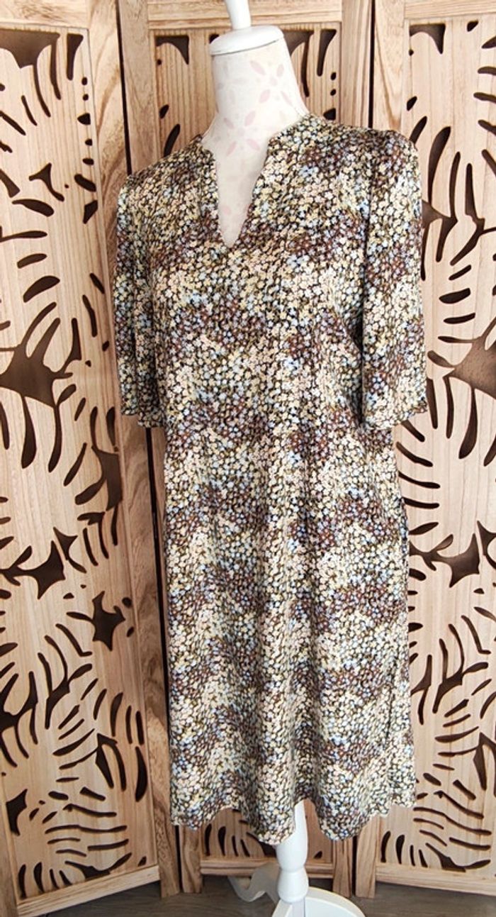 Robe imprimée fleurie Taille M Fransa - photo numéro 4