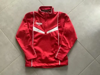 Veste survêtement Duarig rouge 6 ans