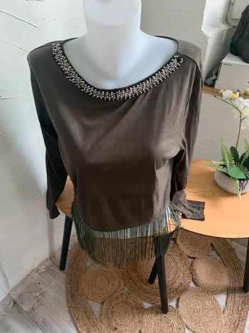 Tee-shirts kaki manches longues taille S-M