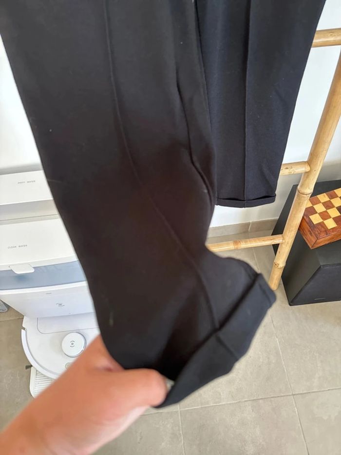Pantalon en tissu noir Mango taille S /36 - photo numéro 4