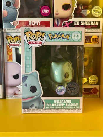 Funko Pop! Games 453 - Pokémon - Bulbasaur Bulbizarre Bisasam - Soft Color - Funko Special Edition