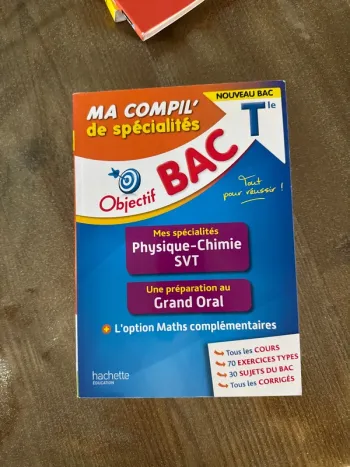 Objectif, bac, physique chimie SVT