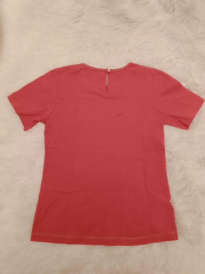 Tshirt manches courtes rose T. 14 ans - photo numéro 3
