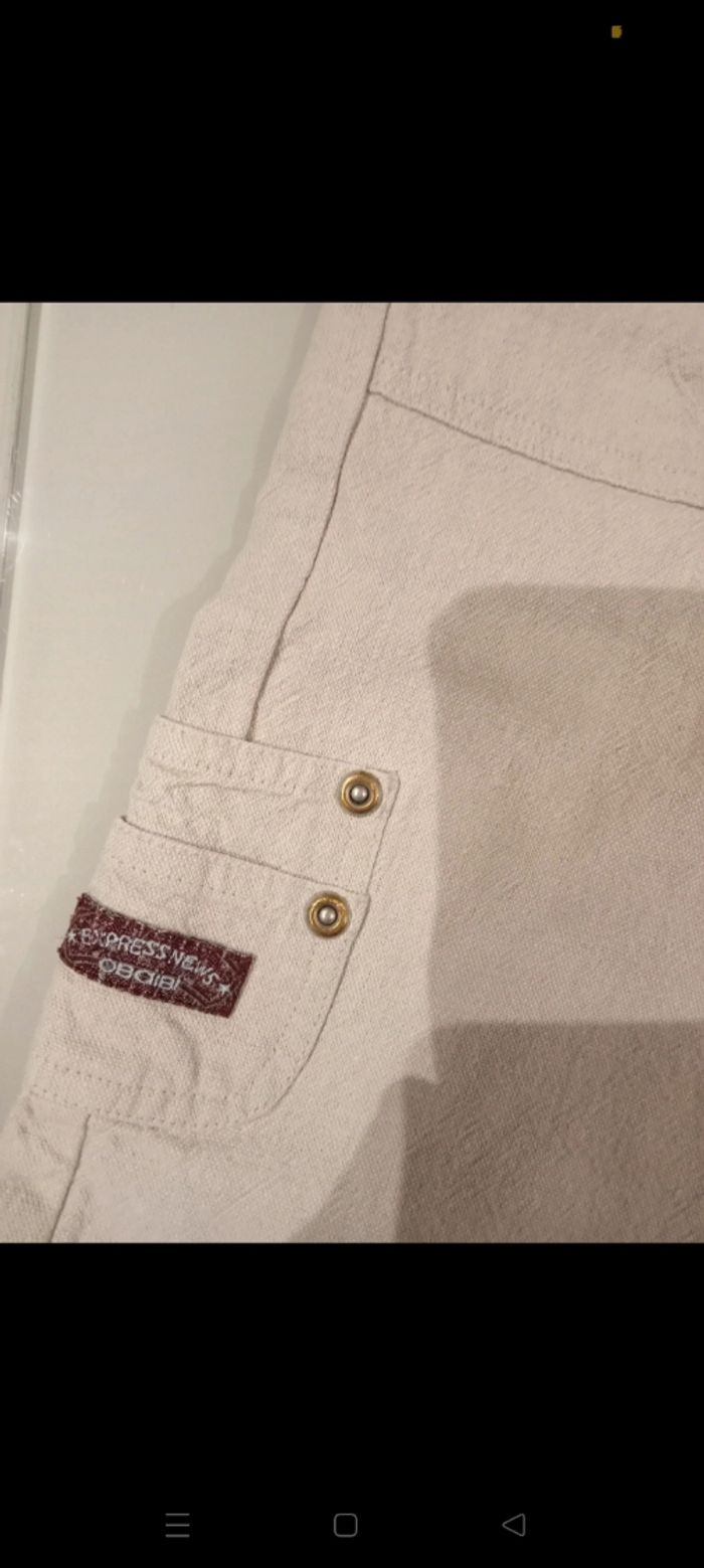 Pantacourt et pantalon en lin Obaibi - photo numéro 5