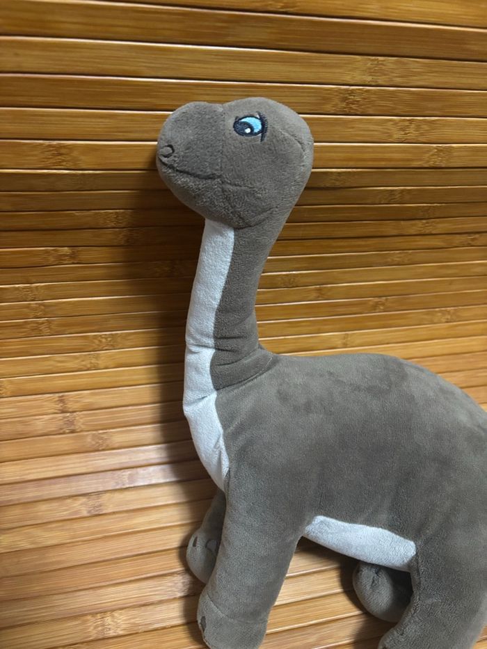 Doudou dinosaure marron yeux bleus IKEA - photo numéro 3