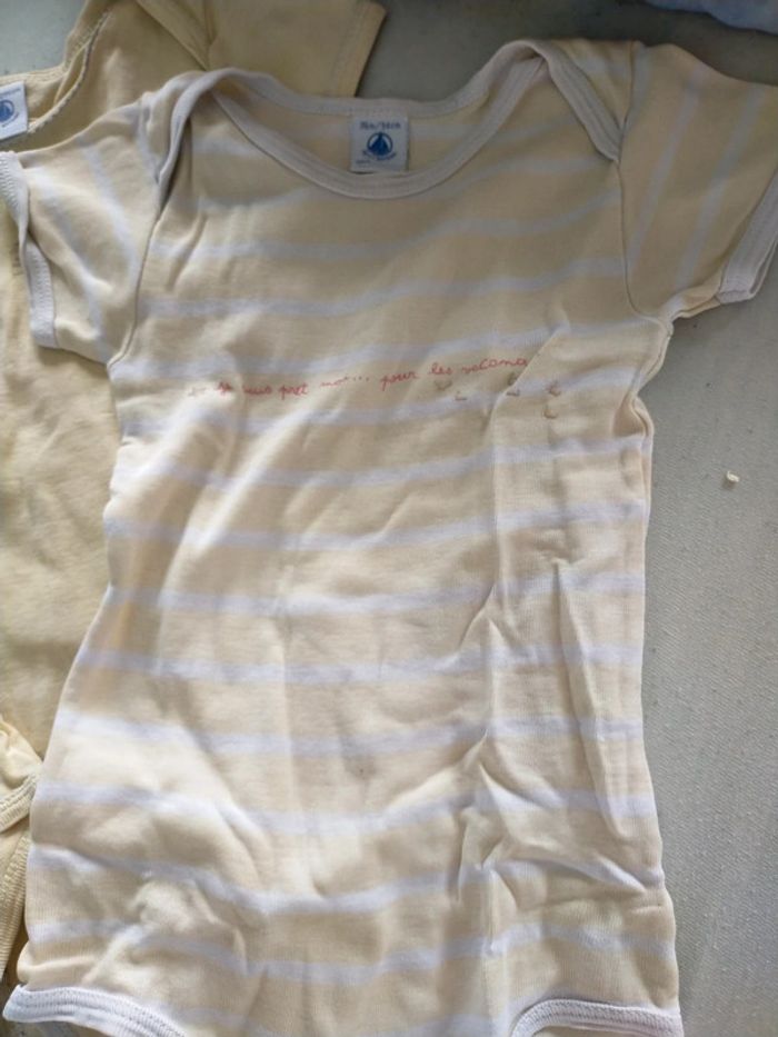 Lot 3 bodies petit bateau 36 mois - photo numéro 2