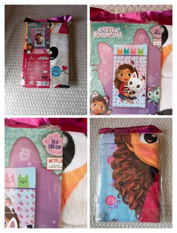 Serviette de plage gabby chat