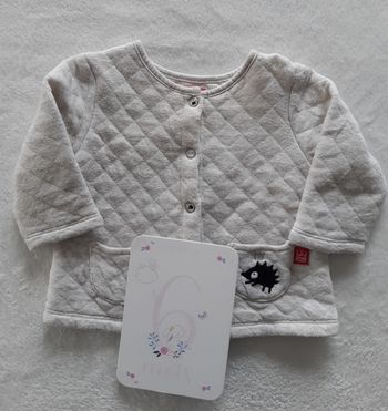 Veste molletonnée 6 mois DPAM