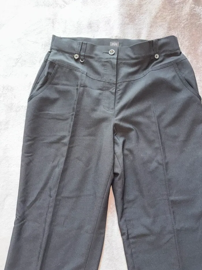 Pantalon noir habillé femme FREC taille 44 en très bon état - photo numéro 6