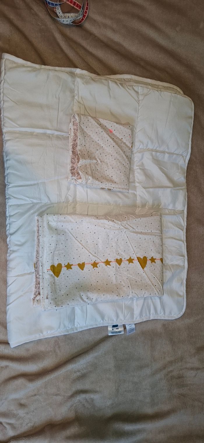 Ensemble couette et parure bébé 75x120