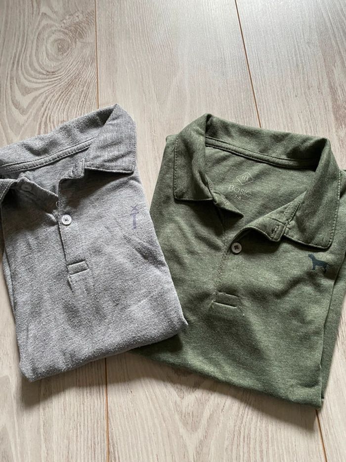 Lot 2 polos manches courtes 7 8 ans