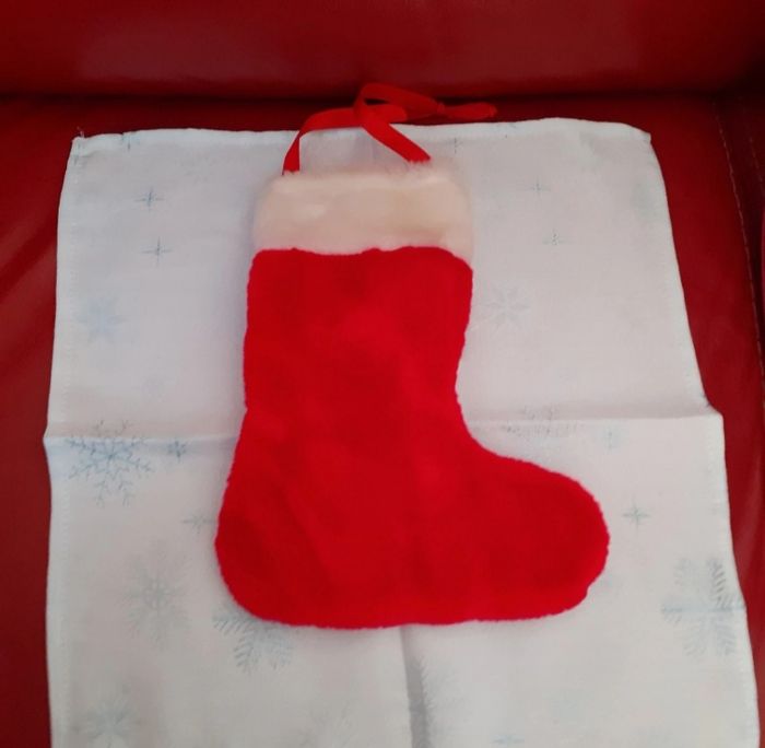 Chaussette de Noël/ Peluche Lapinou - photo numéro 5