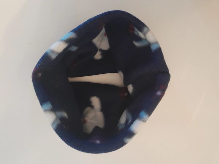 Tour de coup snood polaire bleu marine fille 6-10ans