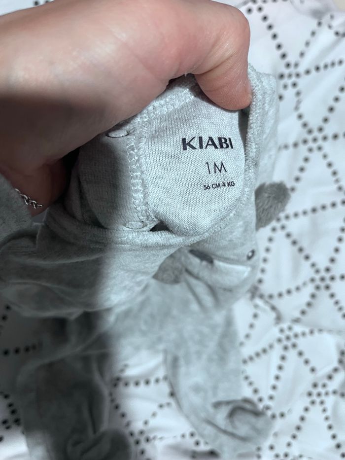 Pyjama ourson 1mois Kiabi - photo numéro 2