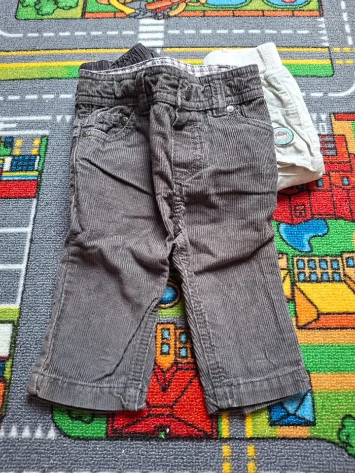 Lot de 4 pantalons velours - photo numéro 4