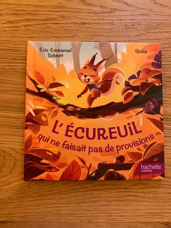 Livre L’écureuil qui ne faisait pas de provisions Mc Donald’s