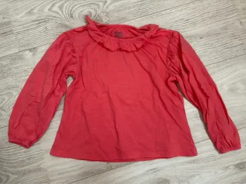 T-shirt manche longue corail