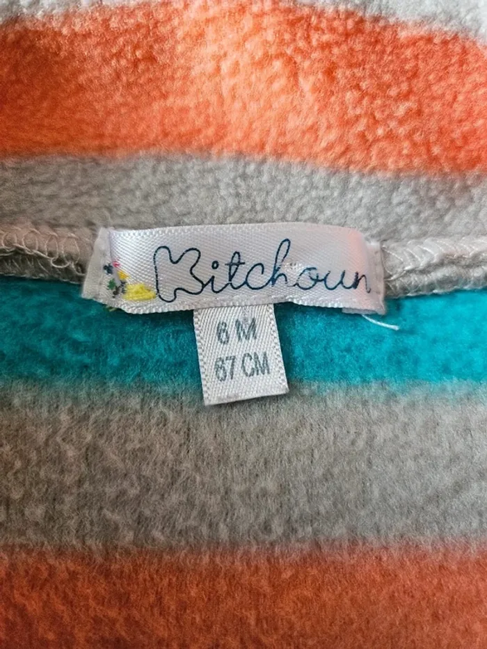 Veste polaire unisexe Kitchoun taille 6 mois - photo numéro 3