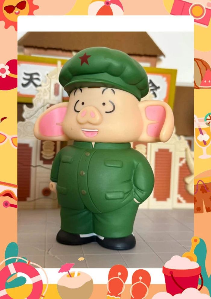 Soft vinyl rare oolong en tenue de Mao - photo numéro 2