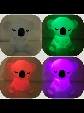 Decoration animaux a variation de lumière  très bon état