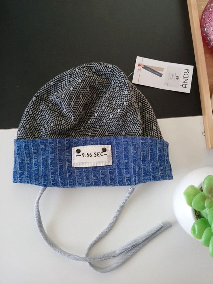 Bonnet hivers bébé Andy Taille 46 Neuf🌿🌈
