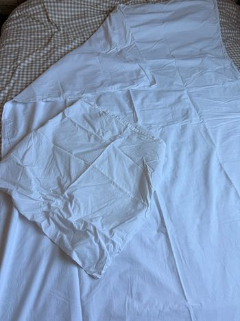 Housse de couette blanc 