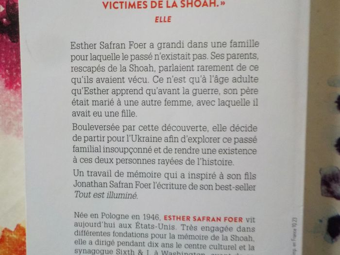 Sachez que nous sommes toujours là de Esther Safran Foer Ed. Points - photo numéro 2