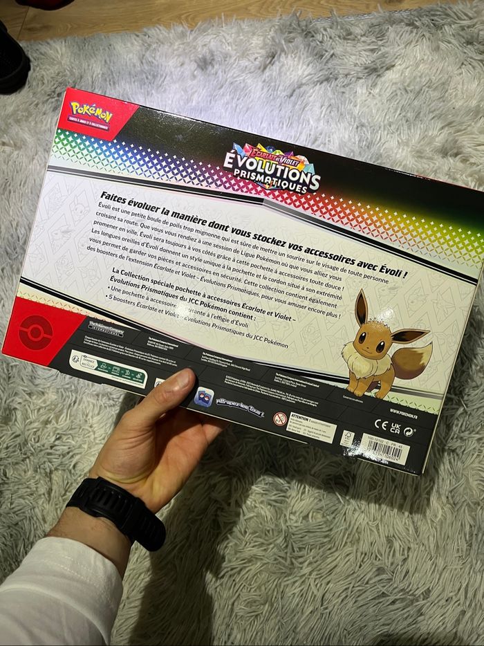 Pokémon coffret accessoire Evoli - évolutions prismatiques - photo numéro 3