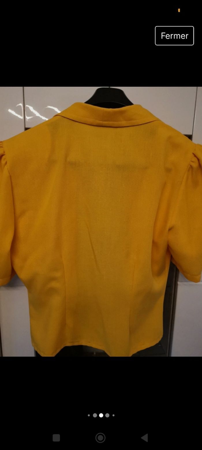 Ensemble veste et jupe jaune taille 42 - photo numéro 5