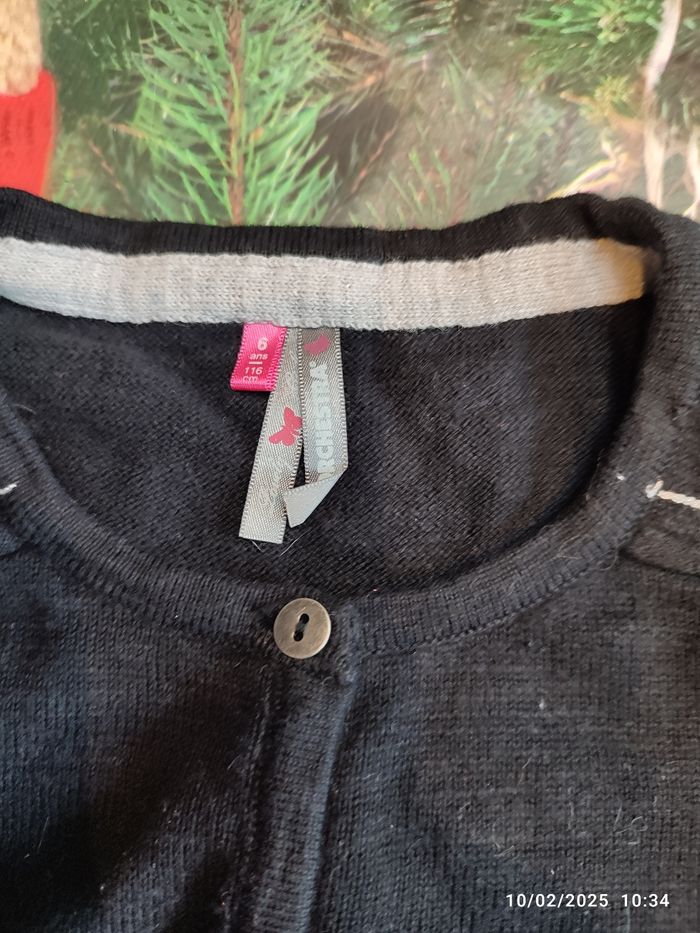 Blouse loupilou et gilets noir orchestra,rose jubel de 7 ans - photo numéro 3