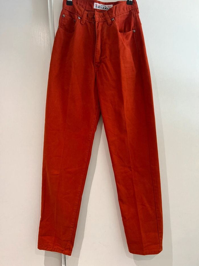 TruckMan pantalon vintage, taille 32 Jeans, oranger