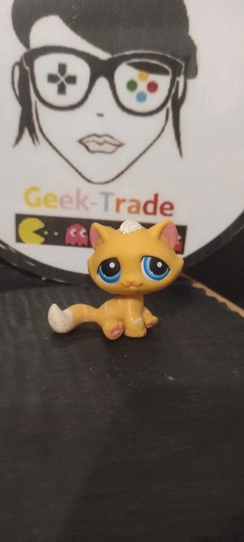 My Littlest Petshop Lps Pet Shop LPS Hasbro Authentic Tabby Cat 349 Chat de gouttière