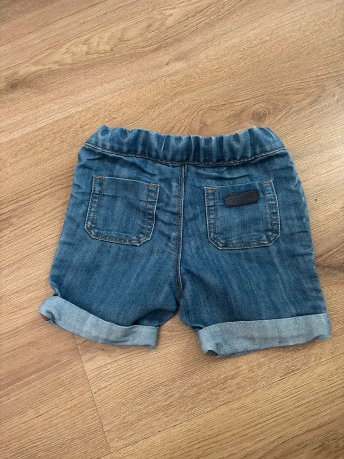Short en jeans bleu Obaibi - photo numéro 3