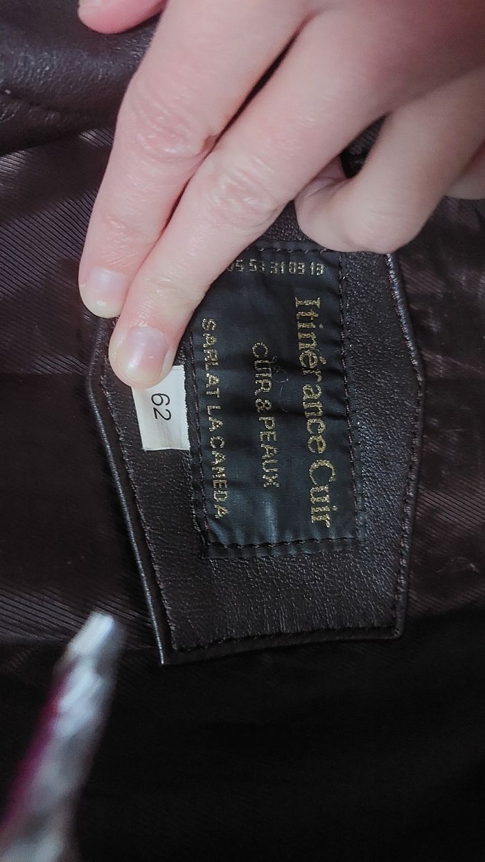 Lot veste en cuir - photo numéro 4
