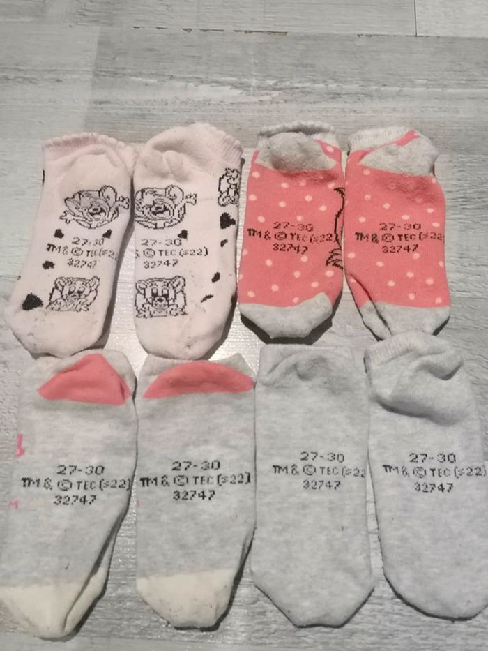 4 paires de socquettes Tom et Jerry 🐭 T 27/30 - photo numéro 7