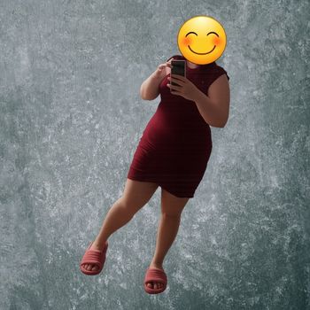 Robe femme bordeaux T.Xl