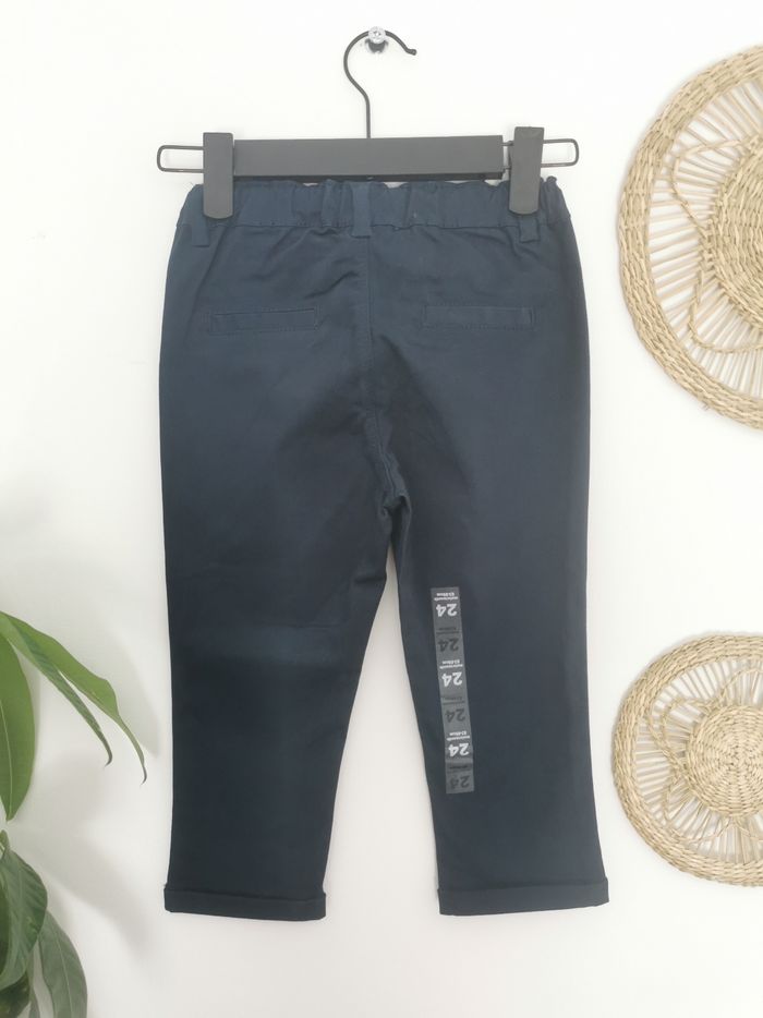 Pantalon Chino bleu marine Kiabi 24 Mois - photo numéro 5