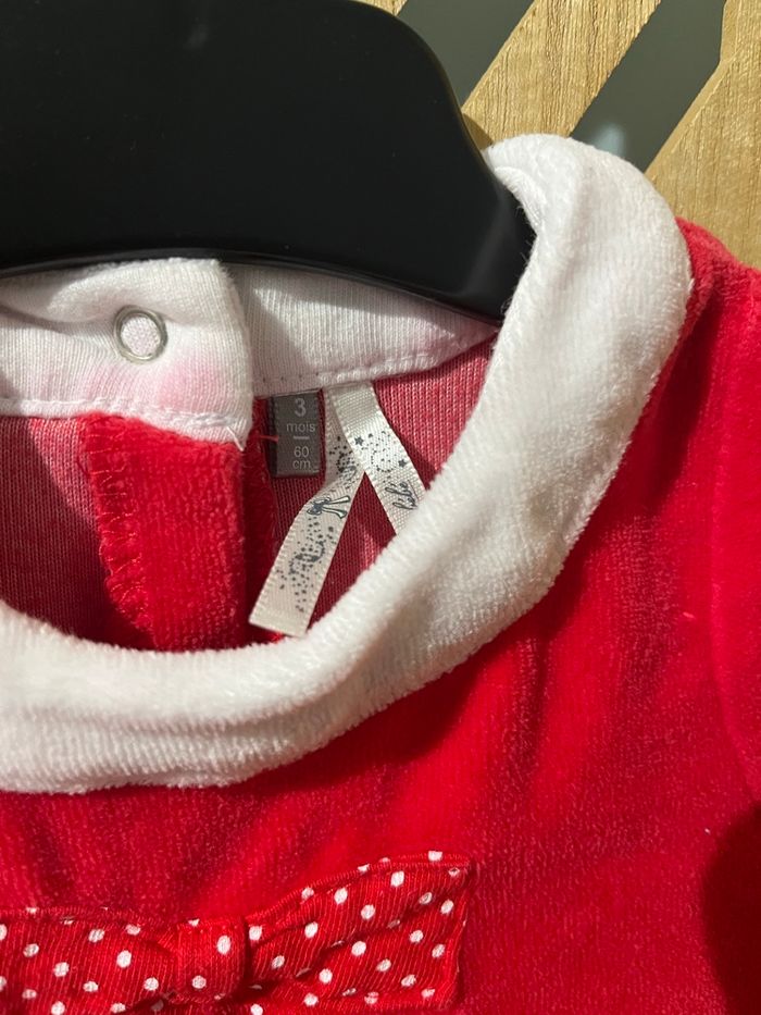 Pyjama Noël bébé fille 3m - photo numéro 2