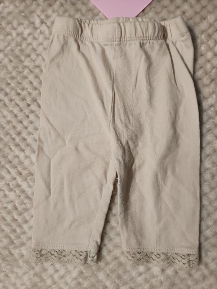 Legging court dentelles 6/9 mois - photo numéro 2