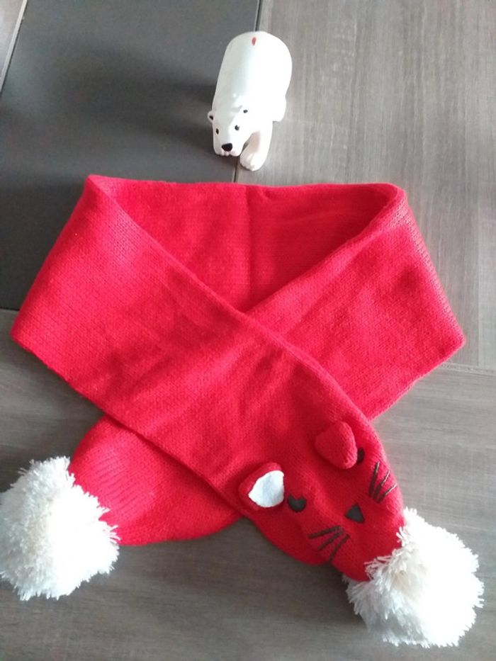Ensemble bonnet/écharpe/mouffles - photo numéro 2