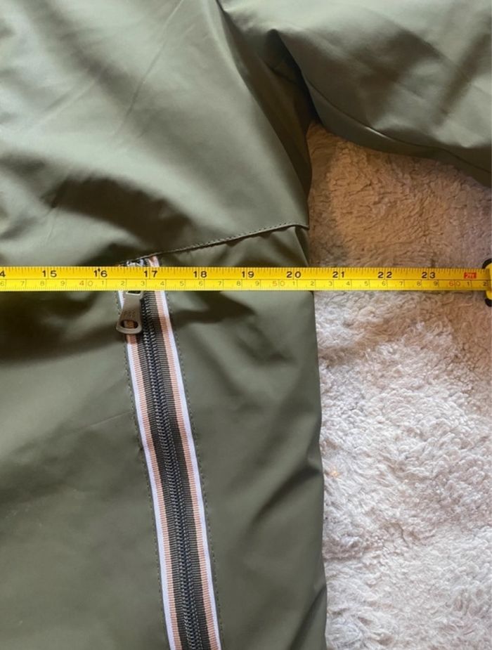 Manteau Paragoose Vert Kaki Veste Longue Chaude Rembourrée Hiver Taille XS - photo numéro 7