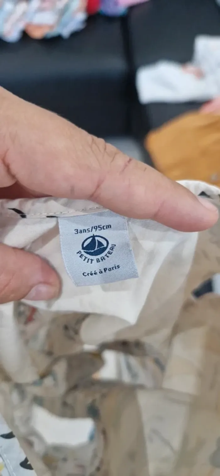 Robe petit bateau bateaux vintage 3 ans - photo numéro 3