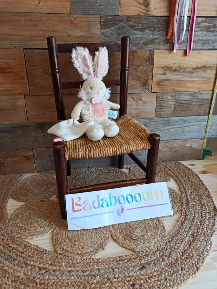 peluche doudou lapin Papuche baby nat tbe