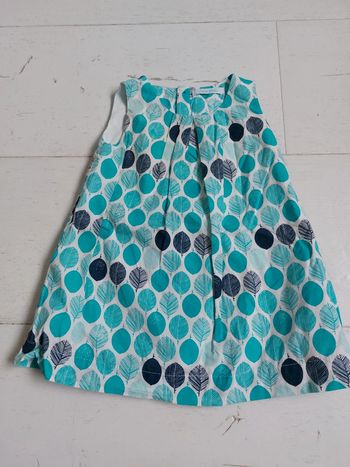 Robe bleue Obaibi Taille 6 mois