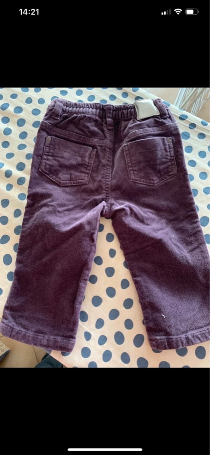 Pantalon velours bébé