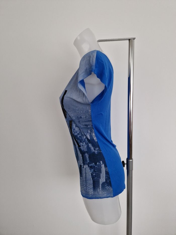 Haut bleu à inscription New York, Jennyfer - photo numéro 3