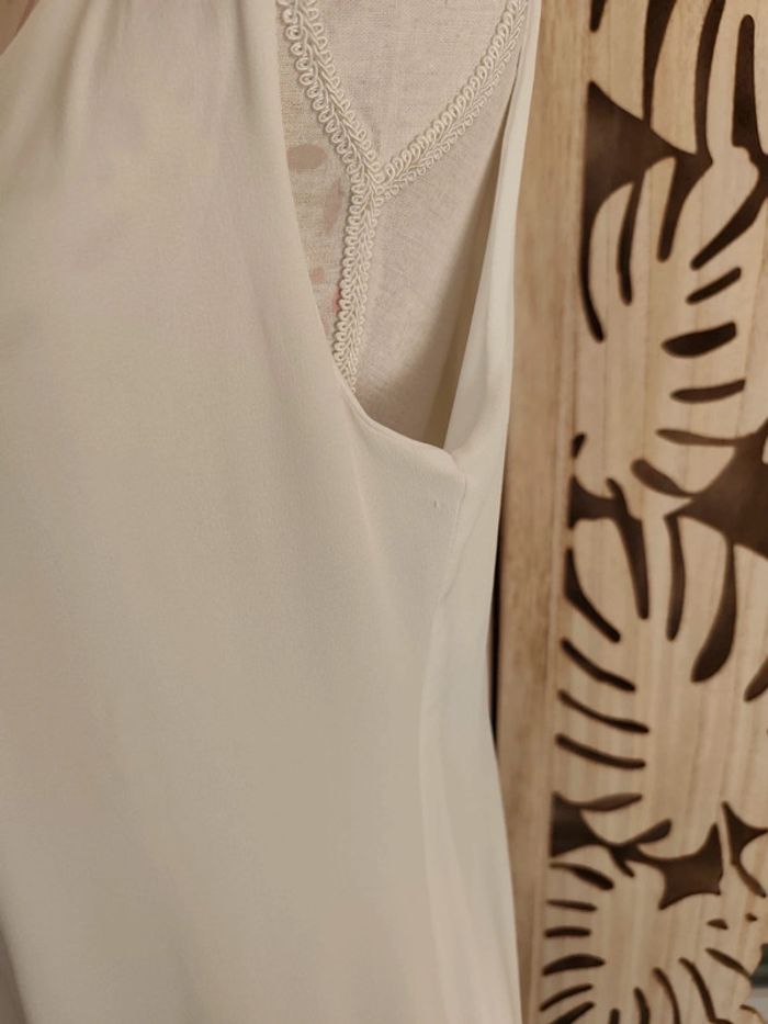 Robe fluide bas dentelle T 44 Cassis Collection - photo numéro 11
