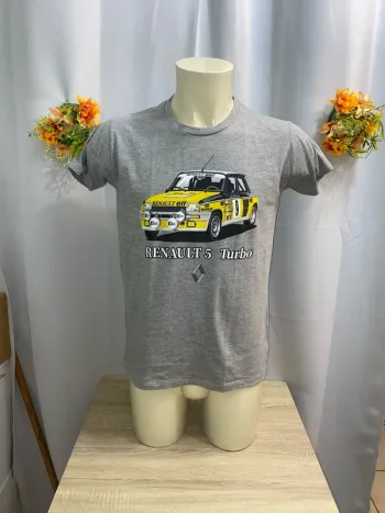 Tee shirt vintage gris imprimé Renault 5 turbo de l’Atelier Renault Paris Taille M - n64q